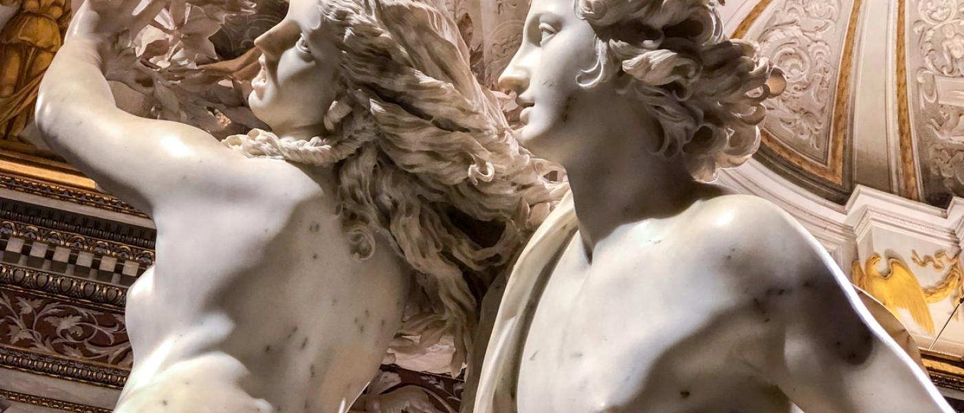 Statues in Art Museum in Greece and Italy